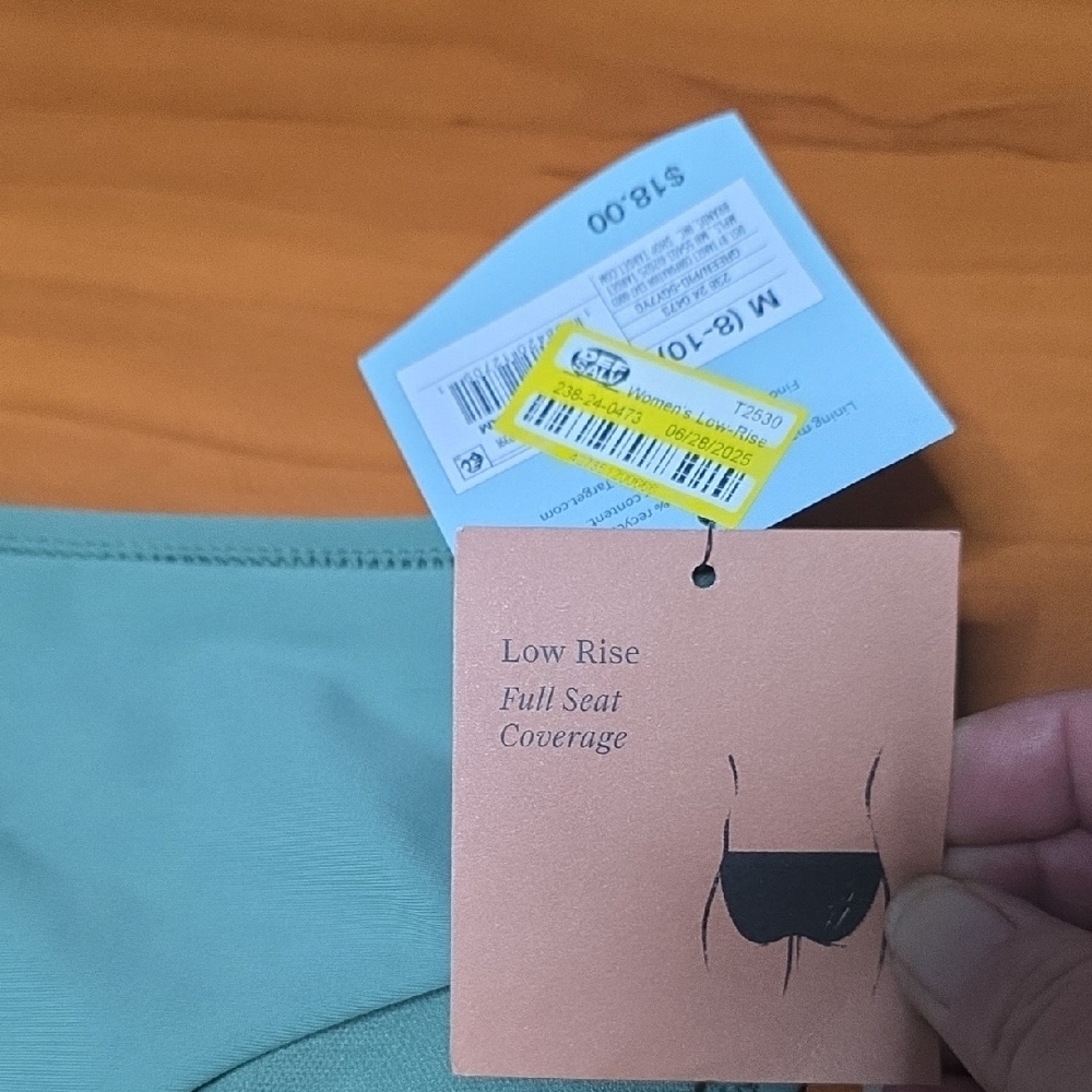 Shade & Shore Women's Teal Bikini Bottom - Picture 2 of 6